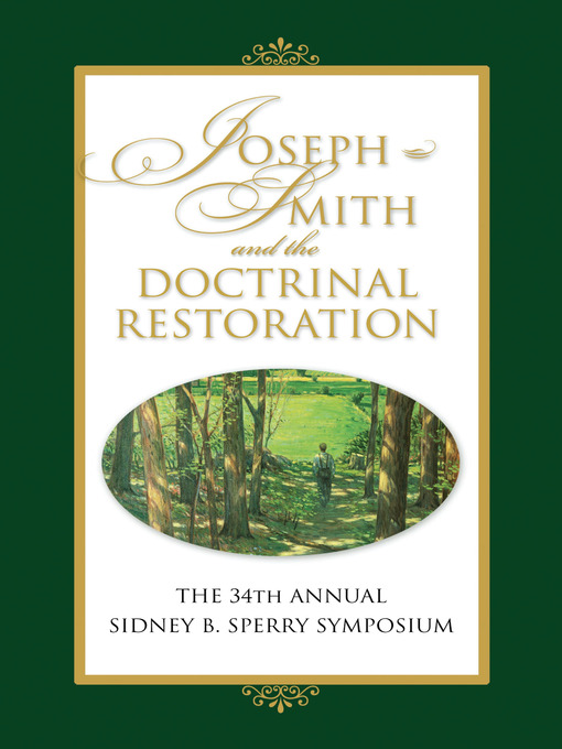 Title details for Joseph Smith and the Doctrinal Restoration by Compilation - Available